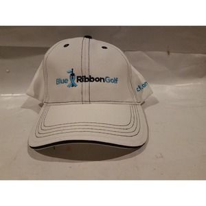 Blue Ribbon Golf Hat Cap Sport Golf Cancer Dad for Men & Women Adjustable